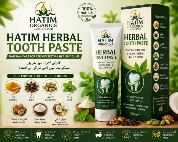 Hatim Organics Tooth Paste